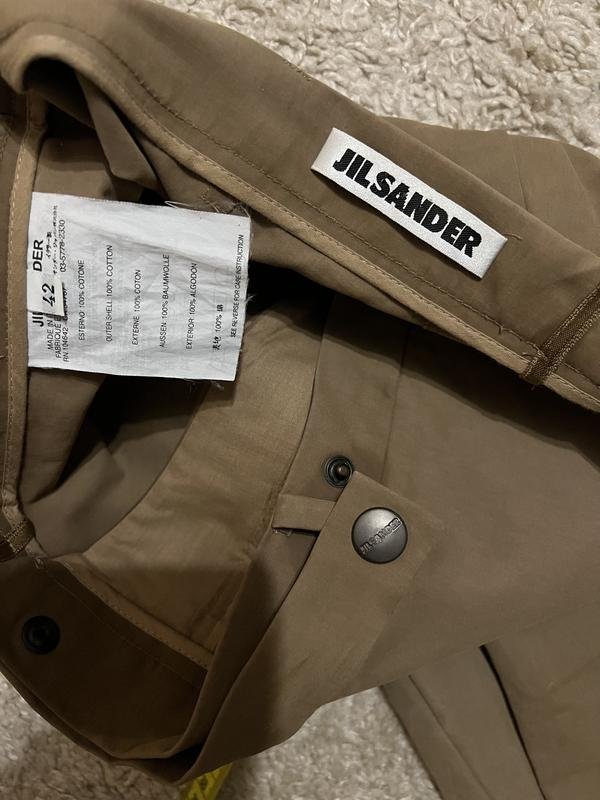 Женские Jil Sander Брюки Хаки Хлопок M