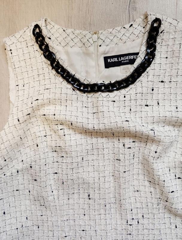 Women Karl Lagerfeld Dress Black Acrylic M