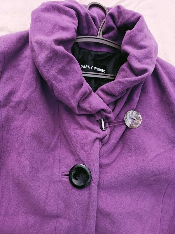 Femme Gerry Weber Manteau Lilas Laine 50