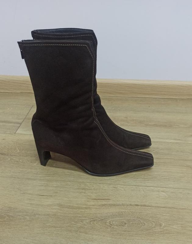 Damen Peter Kaiser Stiefeletten Braun Wildleder 39