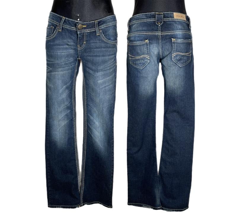 Donna AMISU Jeans Blu Cotone 28