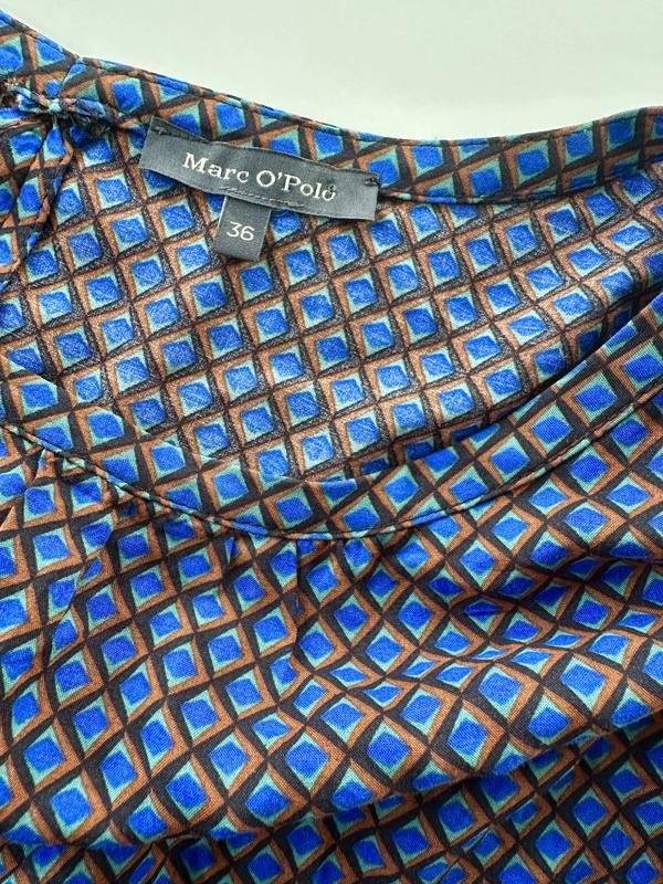 Donna Marc O'Polo Camicia Blu Navy Viscosa S