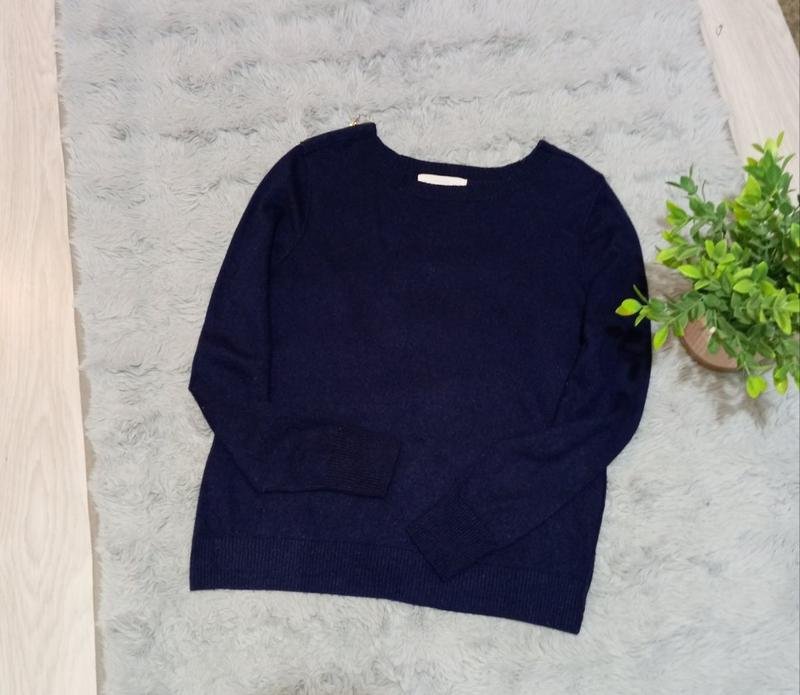 Femme Weekend Max Mara Pull Bleu Marine Laine M