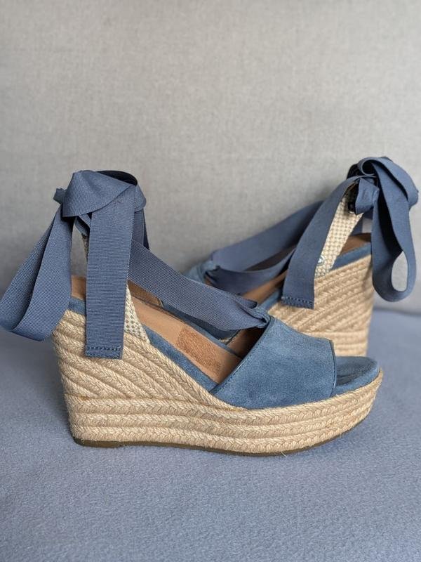 Damen UGG Absätze Türkis Wildleder 36
