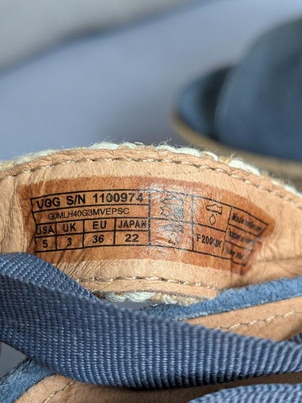 Damen UGG Absätze Türkis Wildleder 36
