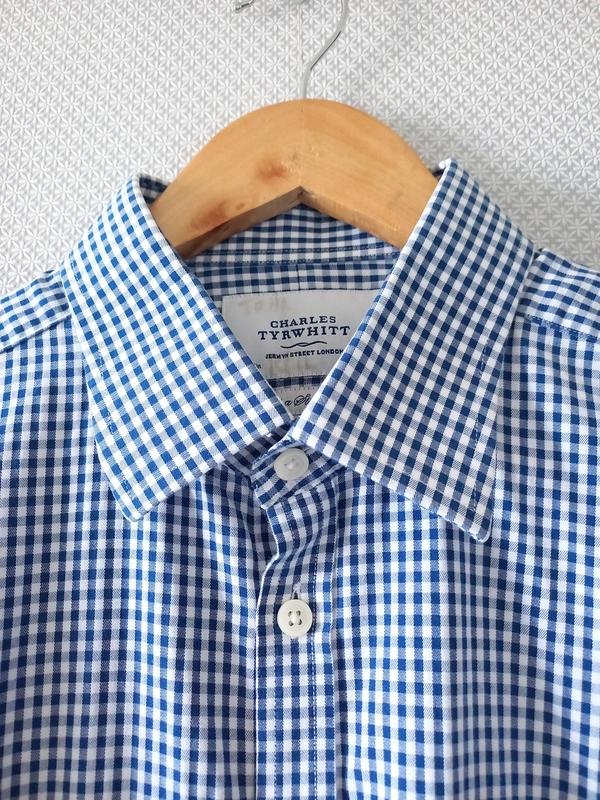 Мужской Charles Tyrwhitt Рубашка Белый Хлопок 48