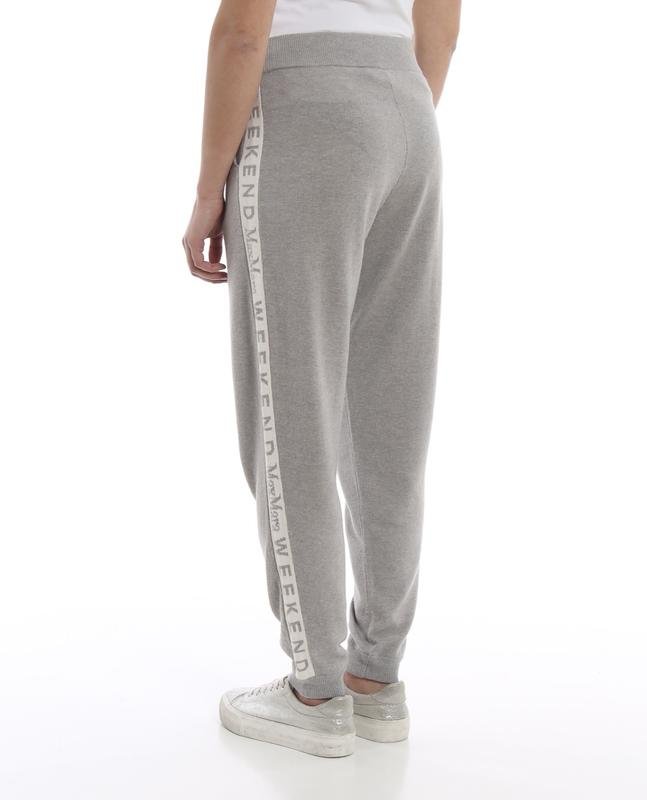 Femme Weekend Max Mara Pantalons Gris Jacquard XL