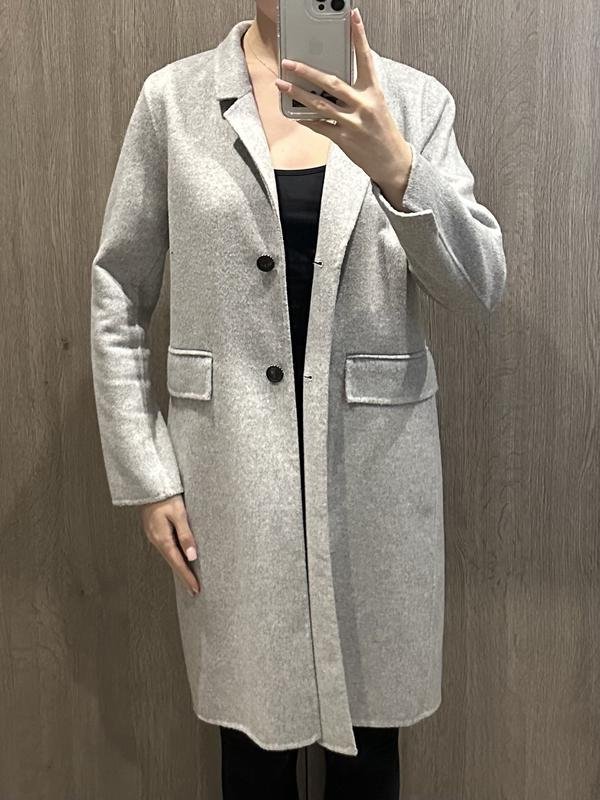 Women Gant Coat Grey Wool S