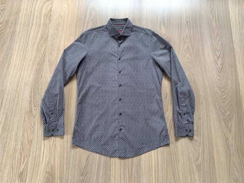 Men Roy Robson Shirt Grey Cotton M
