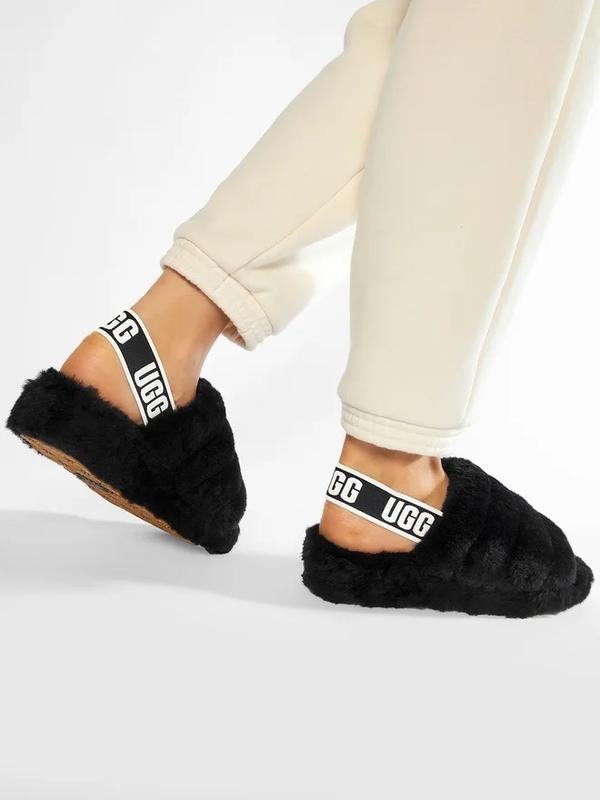 Damen UGG Hausschuhe Schwarz 37