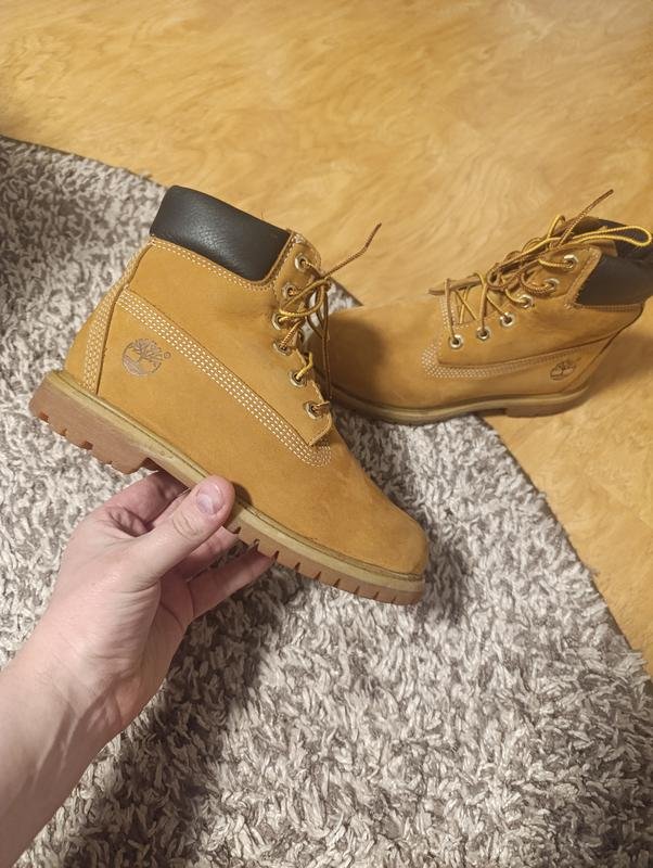 Women Timberland Boots Beige Nubuck 36