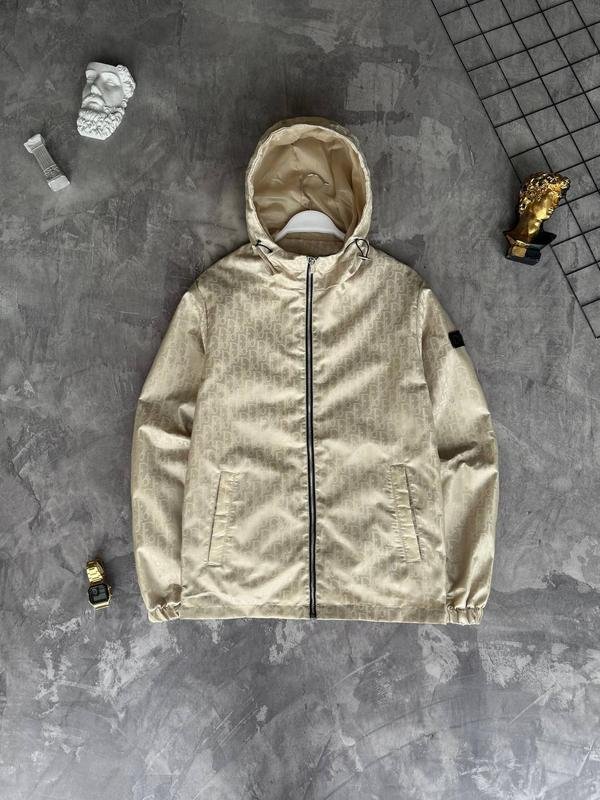 Herren Christian Dior Jacke Beige Polyester S