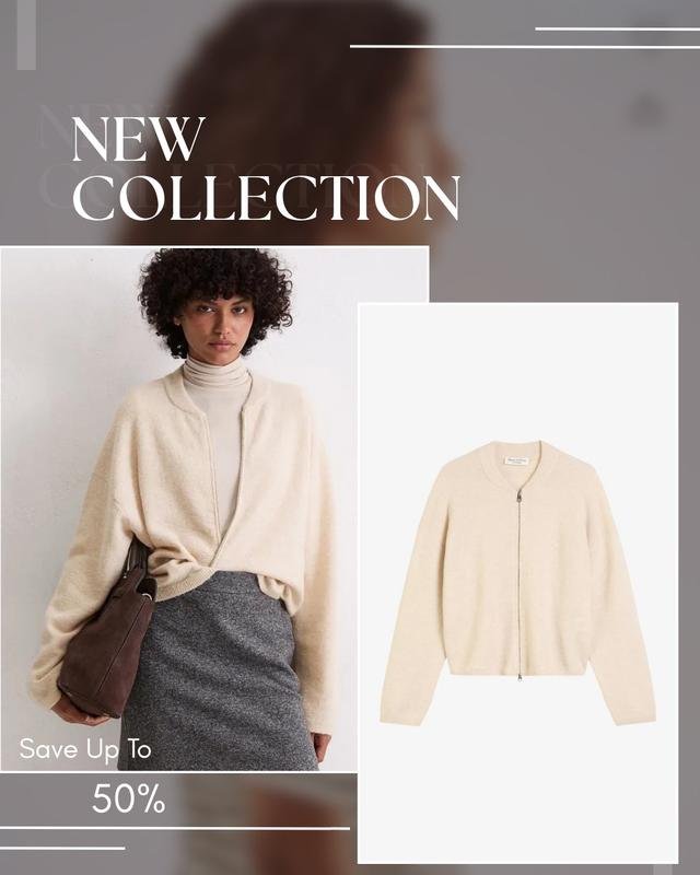 Donna Marc O'Polo Maglione Bianco Lana XS