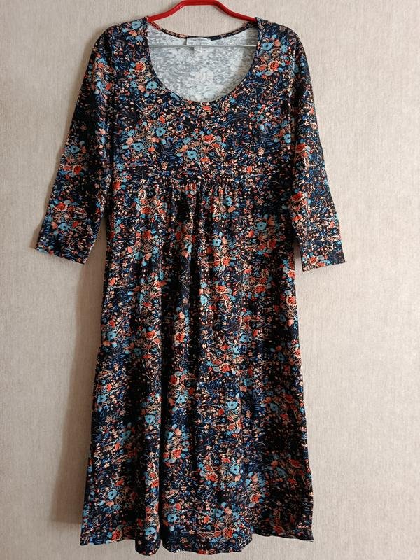 Women Peter Hahn Dress Black Cotton M