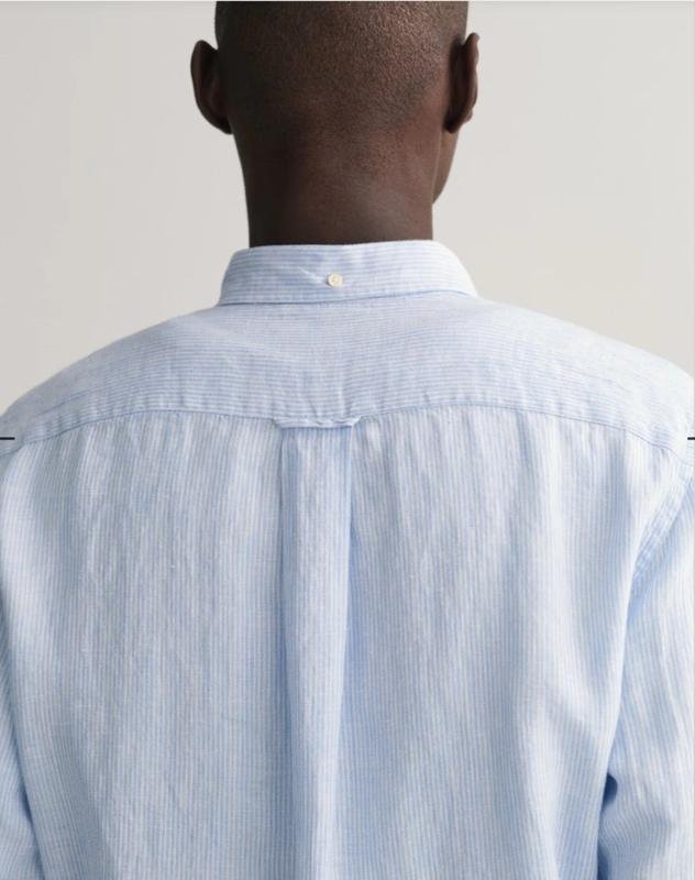 Women Gant Shirt Blue Linen S