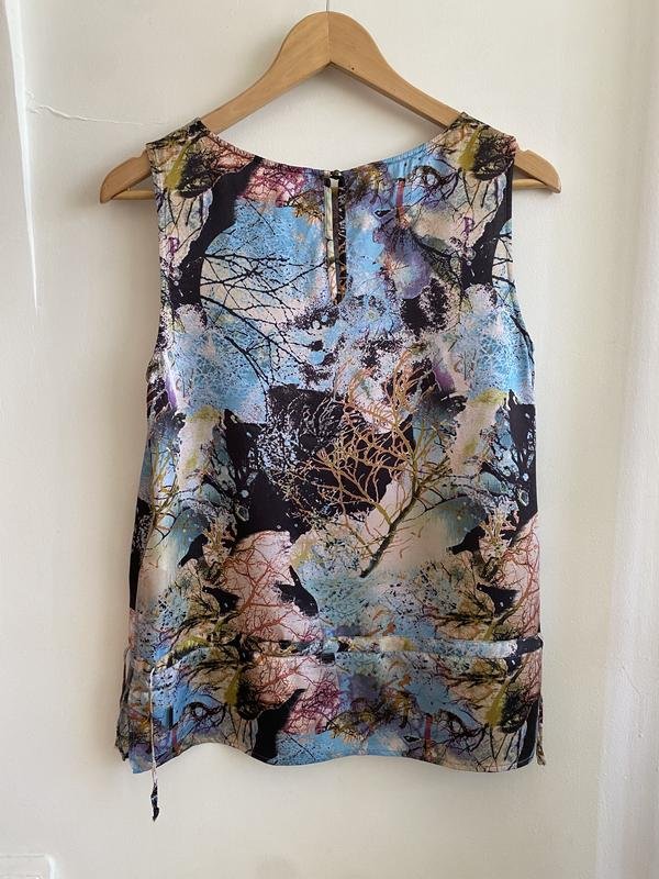 Women Hugo Boss Shirt Navy Viscose S