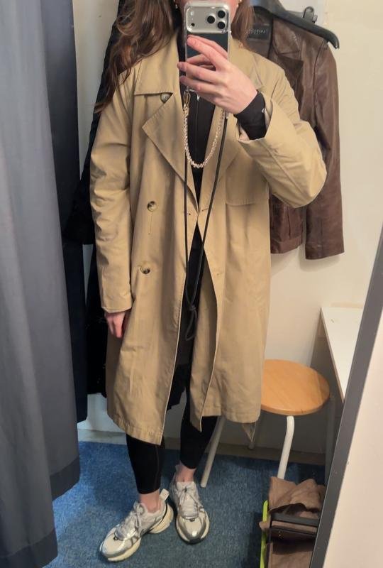 Damen Selected Trenchcoat Beige M