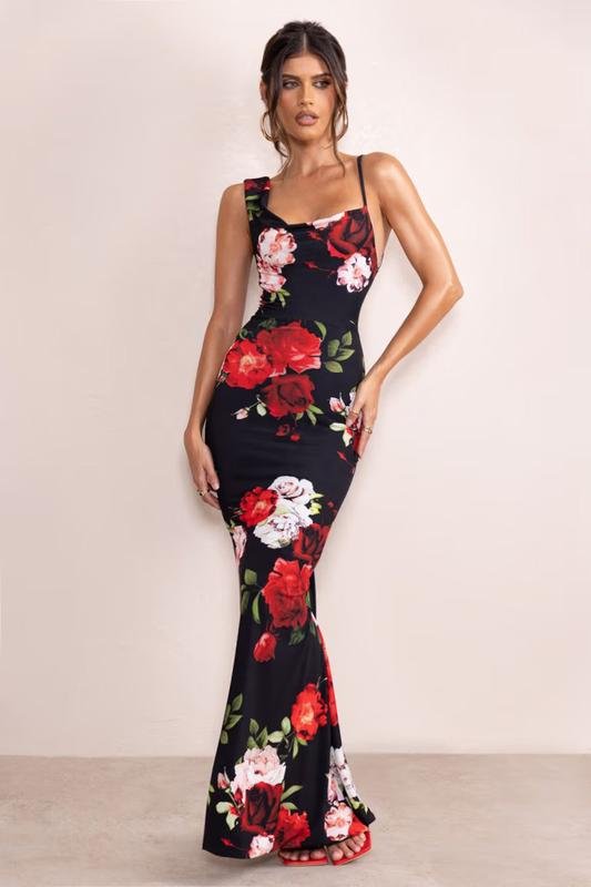 Donna Club L London Abito Nero Poliestere M-L