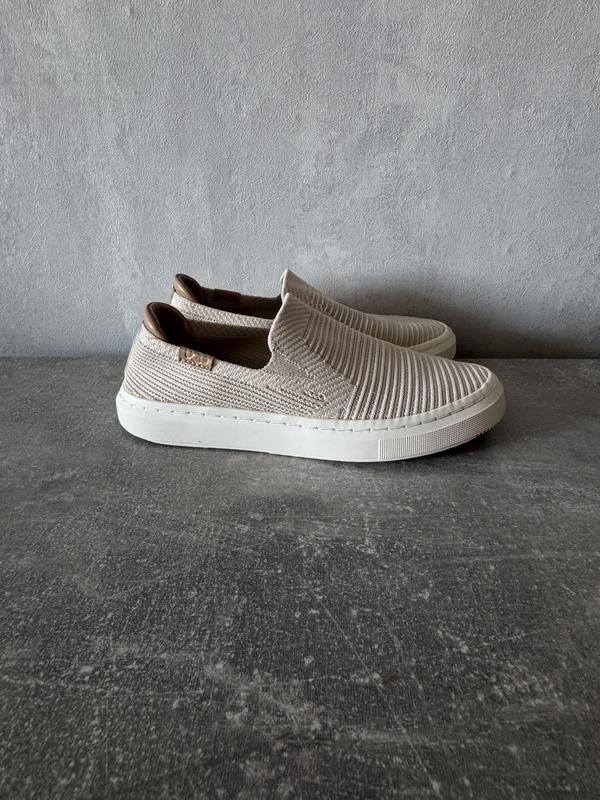 Damen UGG Slipper Beige Textil 37