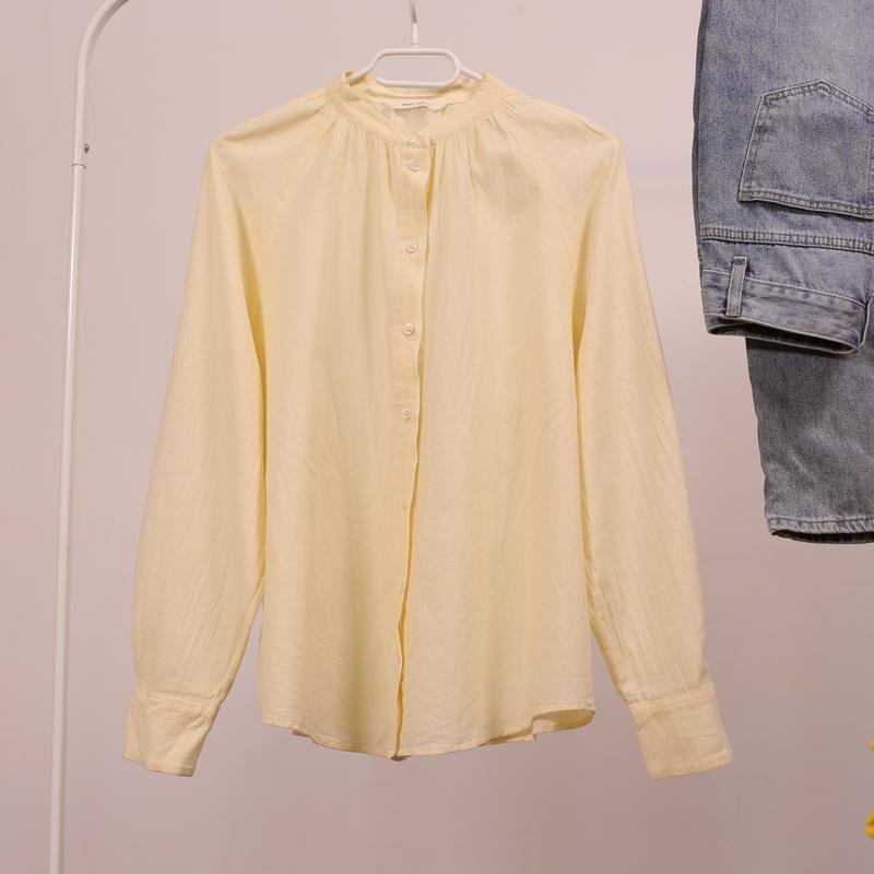Donna Marc O'Polo Camicia Gialla Cotone 36