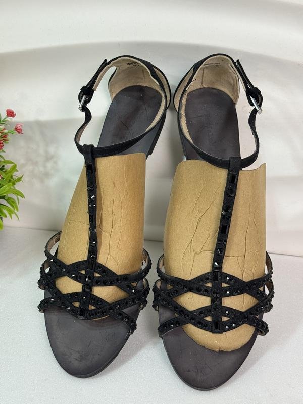 Damen ZARA Absätze Schwarz Wildleder 41