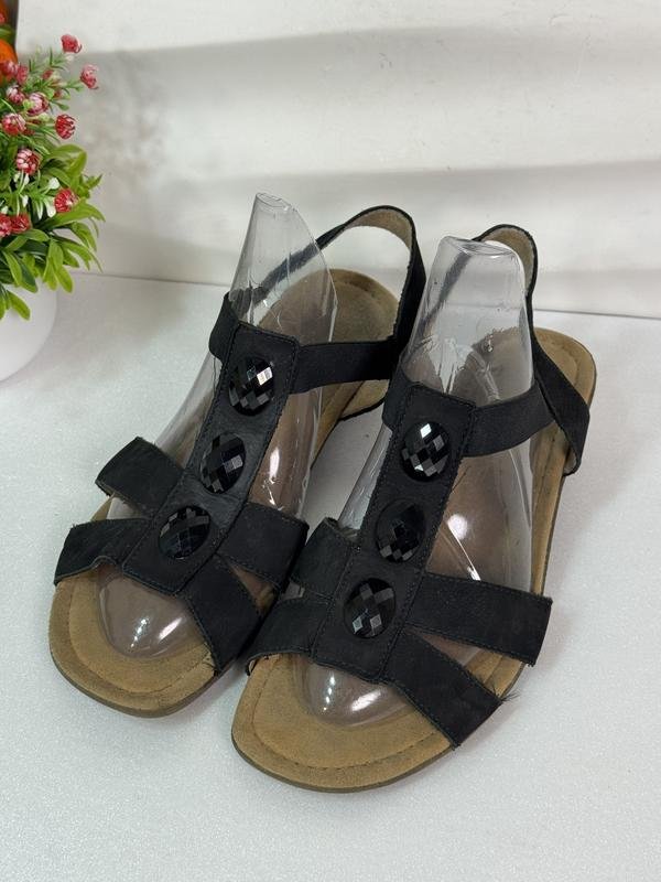 Женские Gabor Босоножки Чёрный Кожа 39