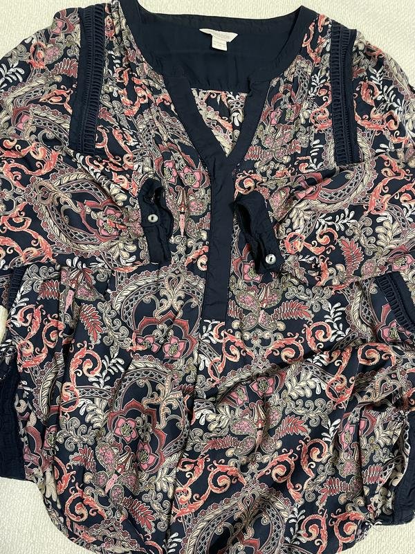 Women Monsoon Shirt Navy Modal 44