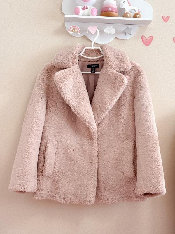 Women New Look Coat Pink 34