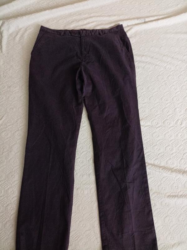 Женские Charles Tyrwhitt Брюки Бордовый Хлопок 52