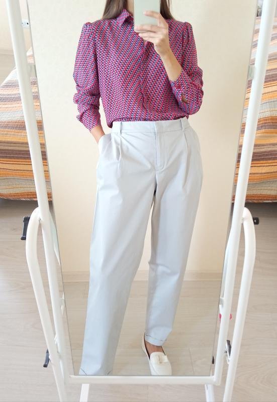Women Trussardi Trousers Grey Elastane 46