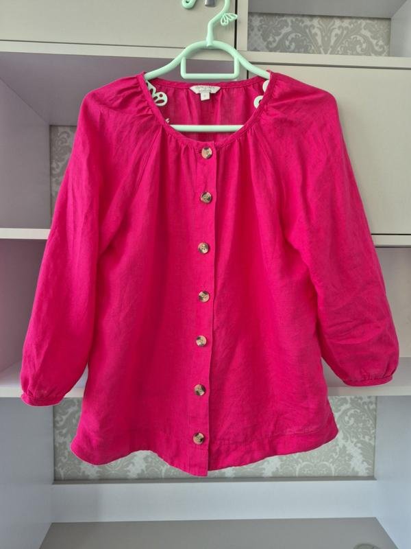 Women Monsoon Shirt Fuchsia Linen S