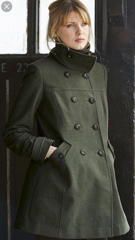 Damen White Stuff Mantel Khaki XS