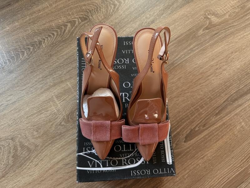 Femme Vitto Rossi Talons Rose Cuir 36