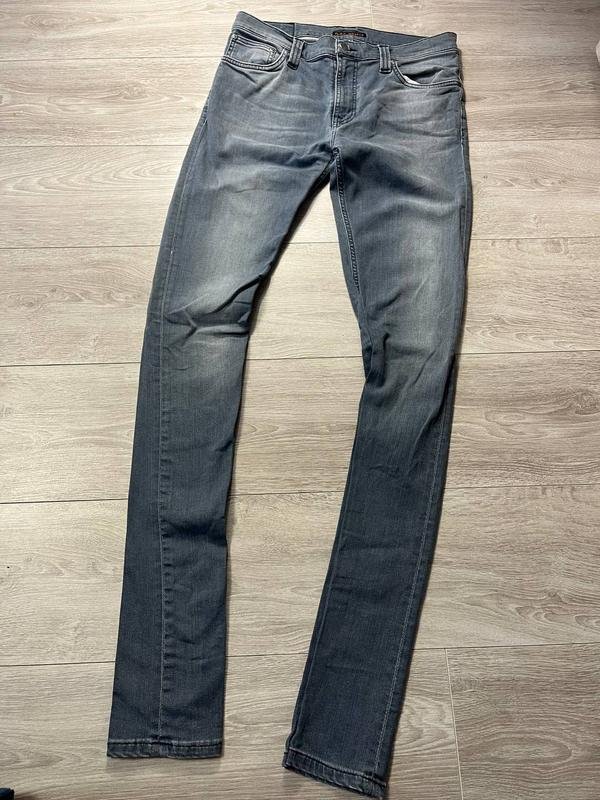 Men Nudie Jeans Jeans Grey Denim 32