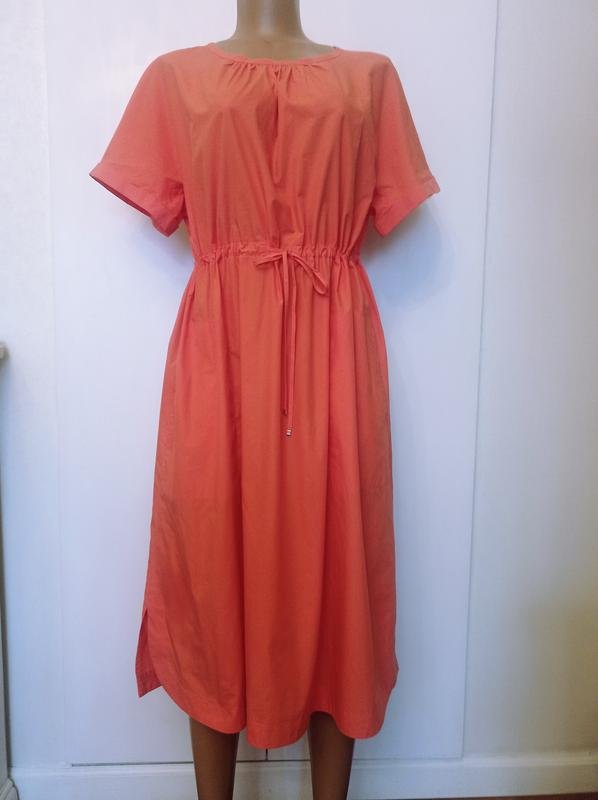 Women Weekend Max Mara Dress Coral Cotton 42