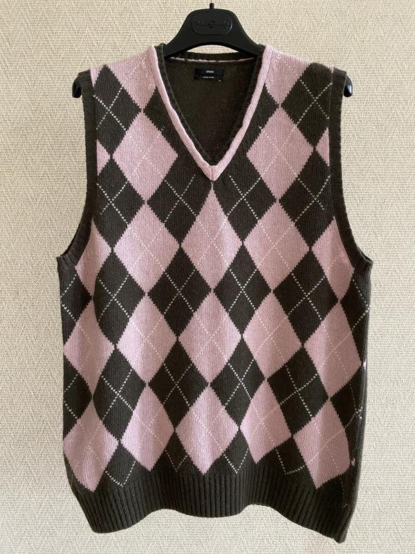 Femme Gran Sasso Gilet Rose Laine XL