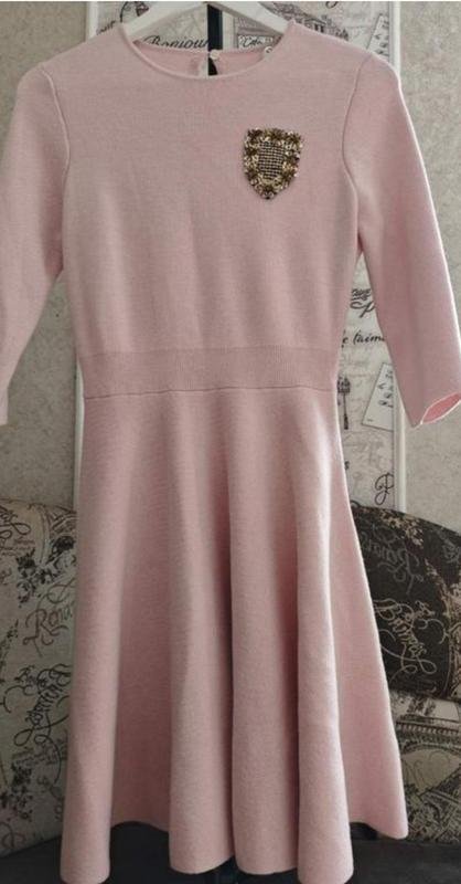 Women Christian Dior Dress Pink Wool M
