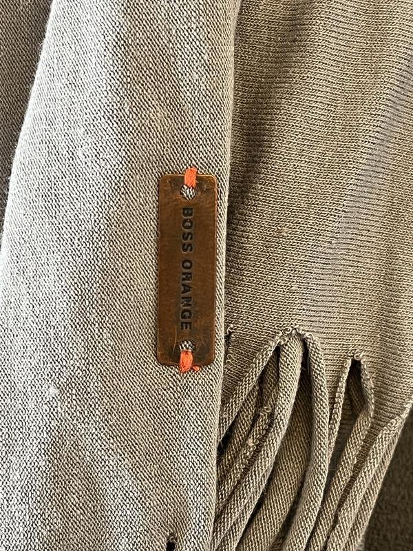 BOSS Orange Scarf Grey