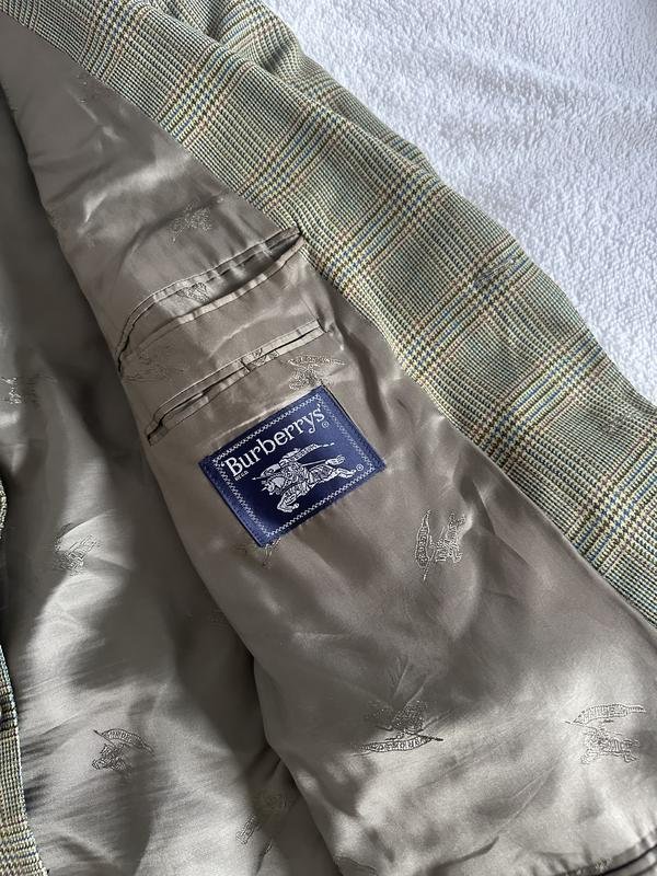 Женский Burberry Пиджак Хаки Шерсть XL