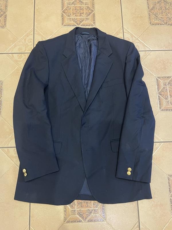 Uomo Christian Dior Blazer Blu Navy 42