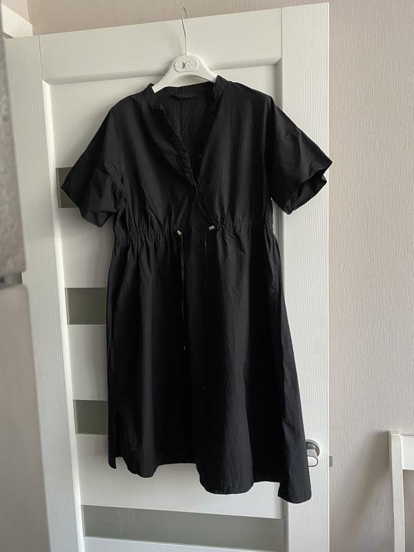 Women Weekend Max Mara Dress Black Cotton S