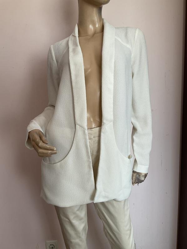Damen Selected Blazer Weiß Polyester 36