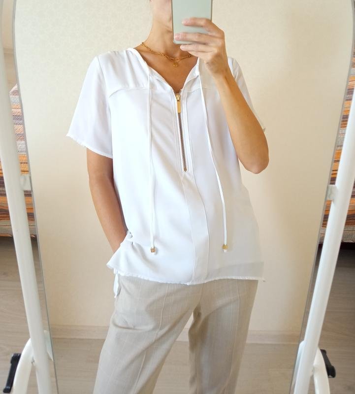 Women Michael Kors Shirt White Polyester 40