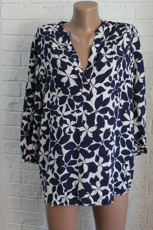 Damen Hobbs Bluse Weiß Viskose L