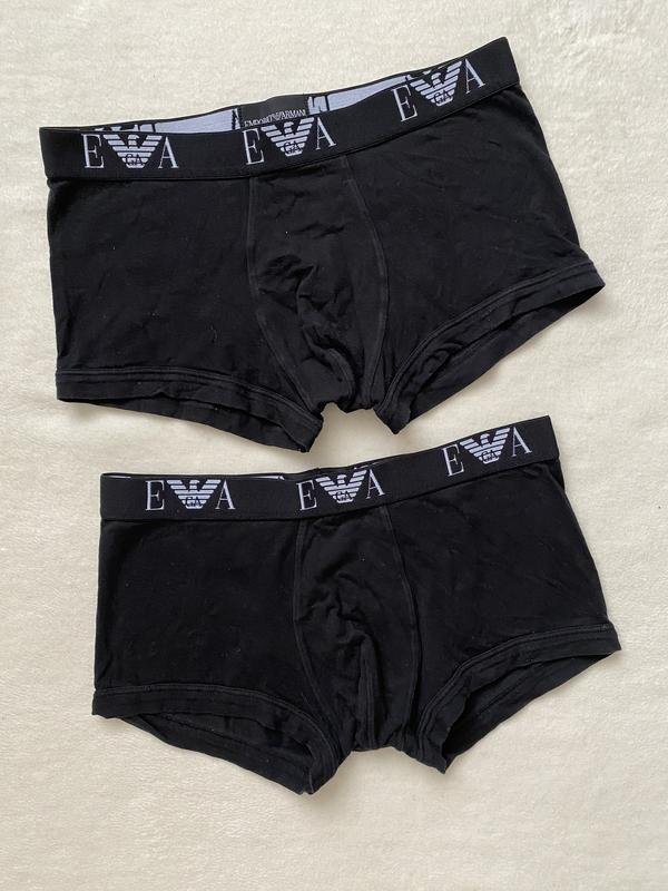 Homme Emporio Armani Boxers Noir Coton M