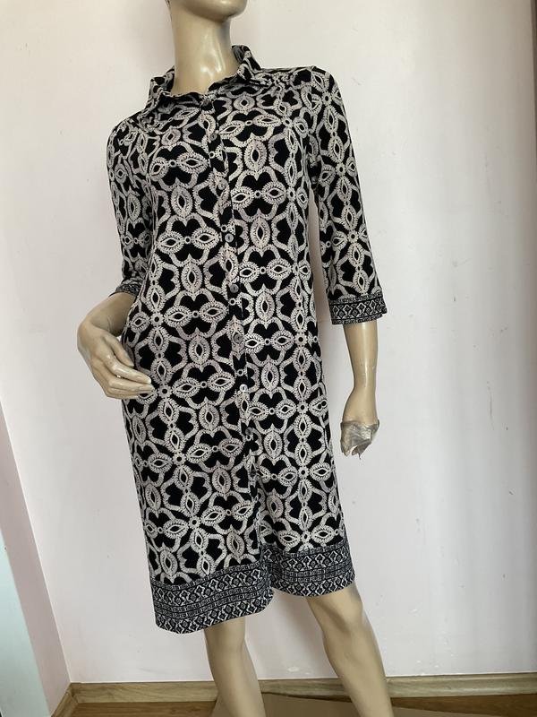 Women Monsoon Dress Beige Polyester 36