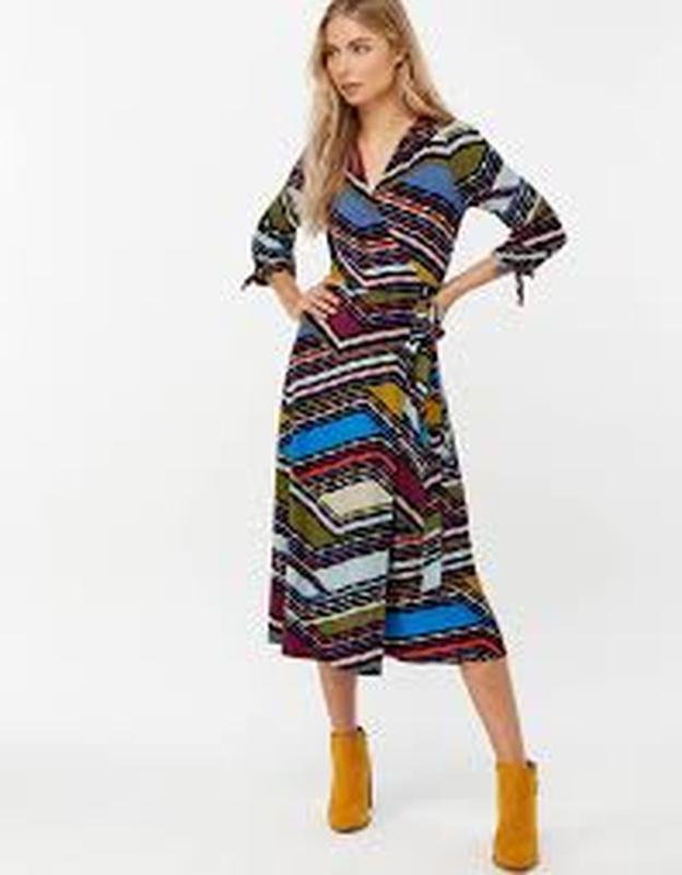 Women Monsoon Dress Multicolor Polyester 40