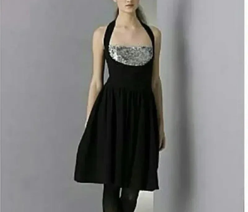 Donna Marc Jacobs Abito Nero Lana S