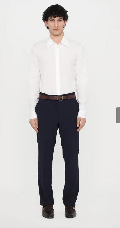 Men J.Lindeberg Trousers Black Polyester 34