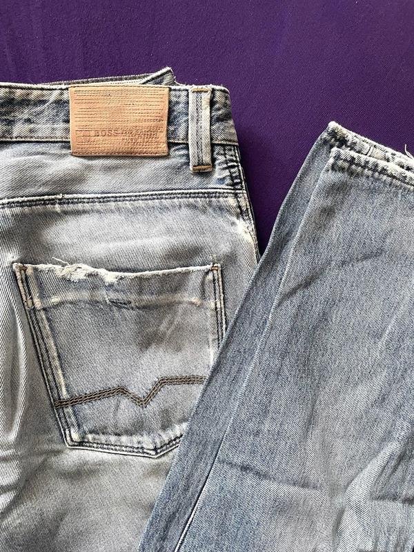 Men BOSS Orange Jeans Blue Denim M